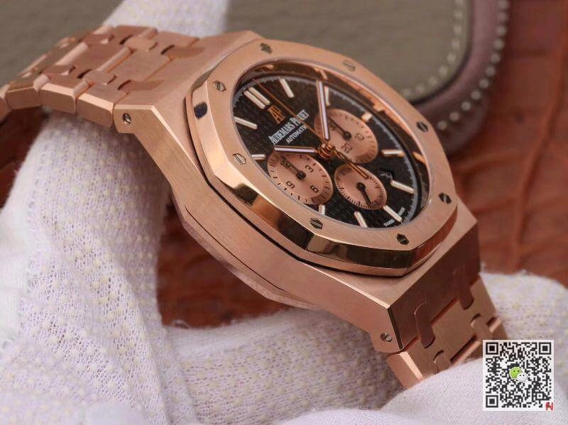 Audemars Piguet Royal Oak Chronograph 26331OR.OO.1220OR OM Factory Men Watches 1:1 Best Edition Replica Watch Swiss ETA7750 18K Rose gold on stainless steel bezel
